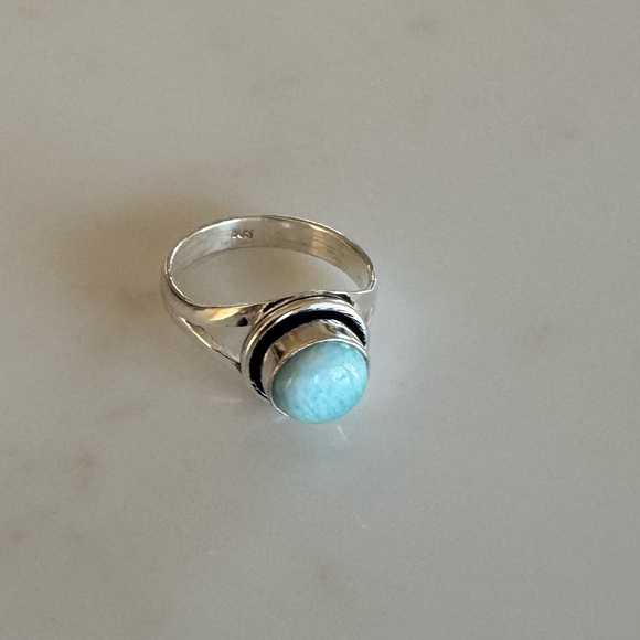 Sundance Jewelry - NWOT Sundance Pale Sky Ring, Larimar, Sterling Silver